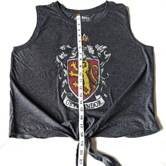 HARRY POTTER Gryffindor Cotton Blend Crop Top - Picture 8 of 9